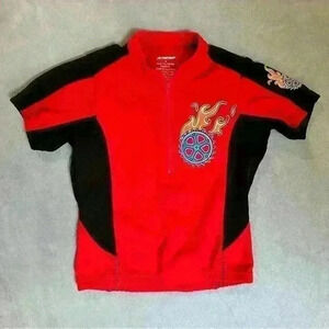 Kanu Pit Crew Shirt Racing Halloween Costume with Pockets Child Size S
